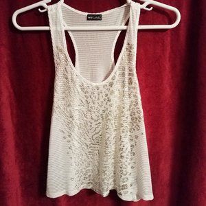 Gold Shine Animal Print Tank Top